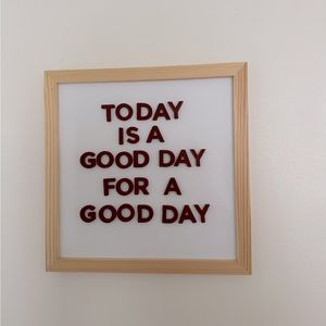 Magnetic letterboard